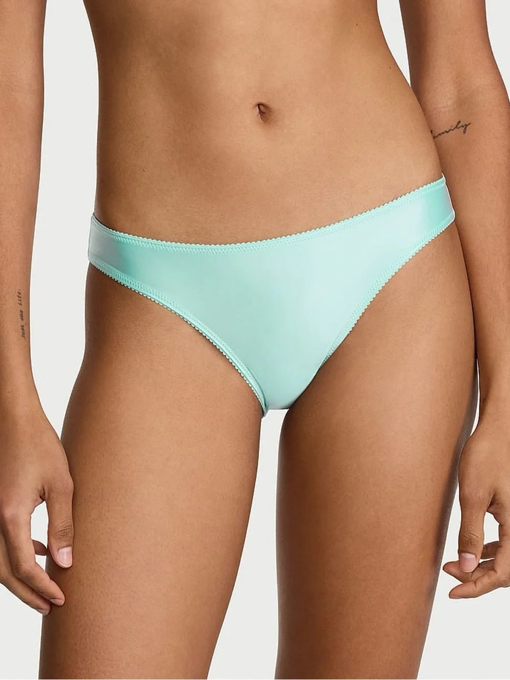 New VS DREAM ANGELS Satin & Mesh Bride Bikini Panty M